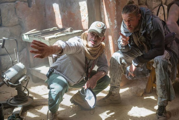 Zack Snyder en el rodaje de Rebel Moon