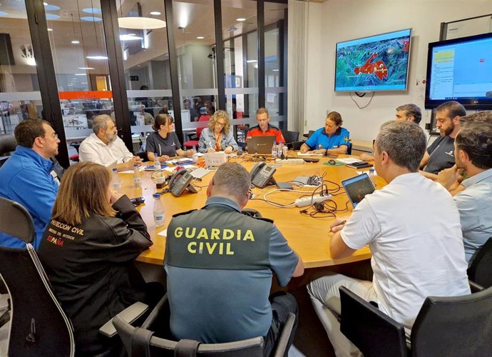 Reunión del CECOPI de este miércoles.