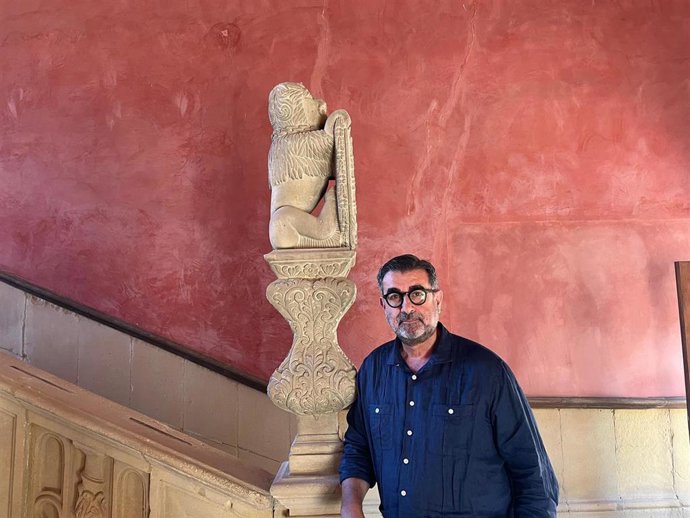 El gestor cultural José María Luna en la Sede Antonio Machado de la UNIA.