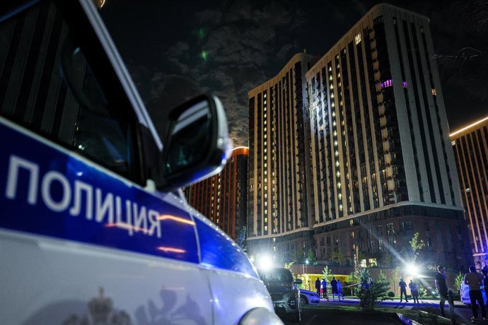 Imagem de arquivo de um veículo da polícia russa.