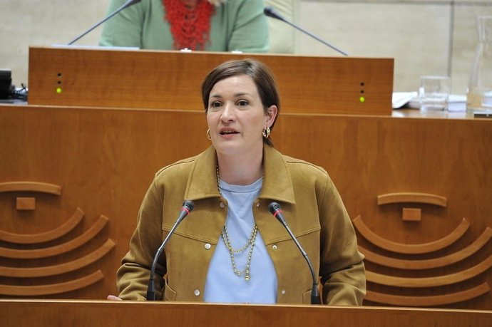 La secretaria de Dependencia, Inclusión, Infancia y Familia de la Ejecutiva Regional del PSOE de Extremadura, Nayara Basilio