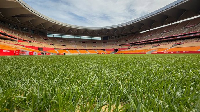 Archivo - Detalle del Estadio de la Cartuja tras la finalización de las obras  (imagen de archivo)