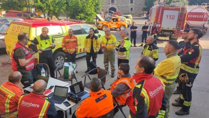 Reunión de coordinación en el PMA de los efectivos desplazados al IFYeres - Llamas de Cabrera