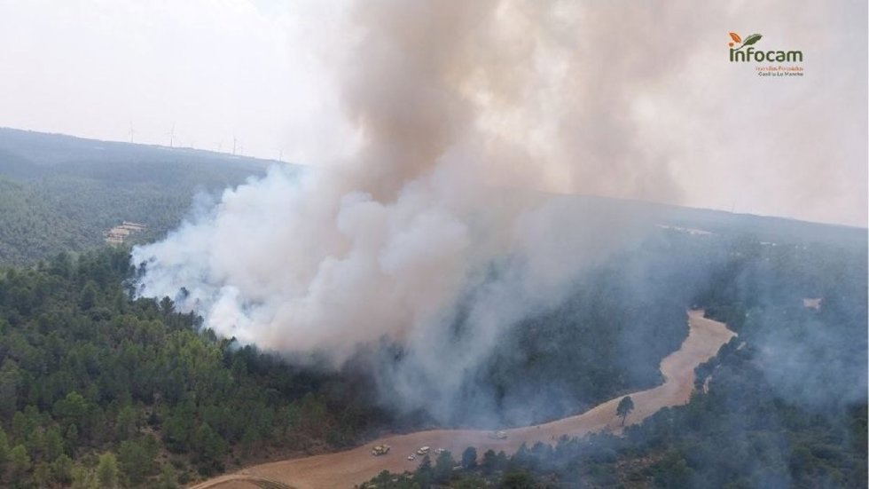 Incendio en Enguídanos (Cuenca)