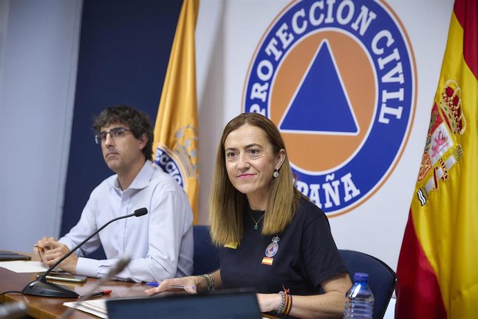 La directora general de Protección Civil, Virginia Barcones, en la Dirección General de Protección Civil y Emergencias, a 20 de agosto de 2025, en Madrid (España).