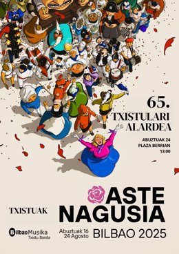 Udal Txistulari Bandak Plaza Barrian emango dio amaiera Aste Nagusiari