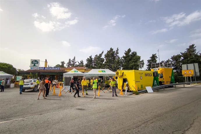 Imágenes del despliegue del Plan Infoca. Imagen de archivo.