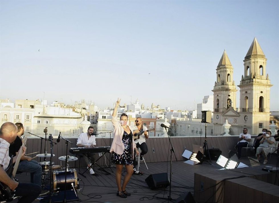 Un concierto en las Noches de la Azotea de Fundación Cajasol en Cádiz