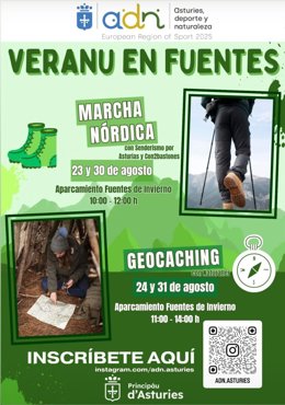 Cartel de 'Veranu en Fuentes'