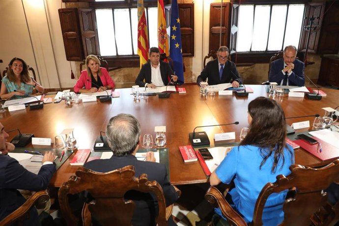 Imagen de archivo de un pleno del Consell