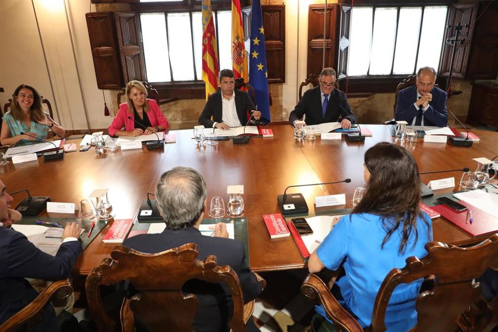 Imagen de archivo de un pleno del Consell