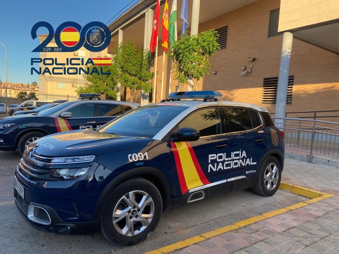 Vehículo de la Policía Nacional.