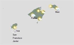 El tiempo hoy, jueves 21 de agosto, en Baleares.