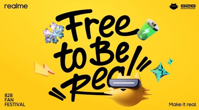 Anuncio del evento aniversario realme Fan Fest 828