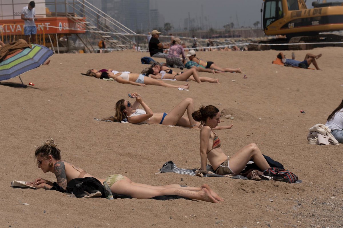 Sólo 16 estaciones de AEMET en España superaron ayer los 35ºC y cayeron 55 l/m2 en Berga (Barcelona)
