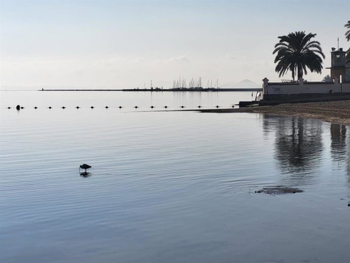 Playa de Los Urrutias, en el Mar Menor