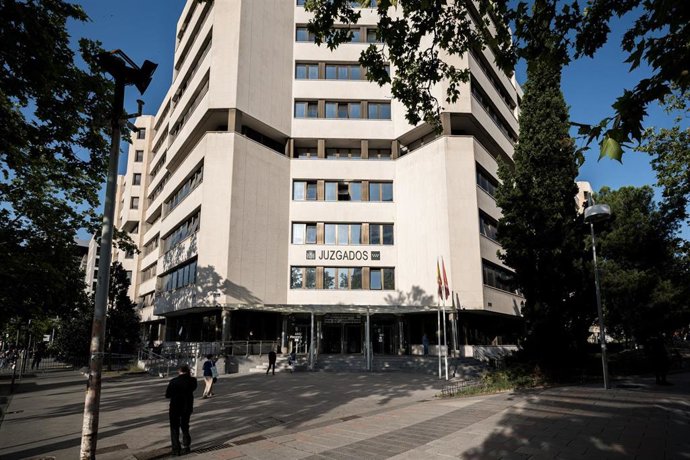 Archivo - Imagen de archivo de los Juzgados de Plaza de Castilla, donde se encuentra el juzgado que dirige el instructor Juan Carlos Peinado.