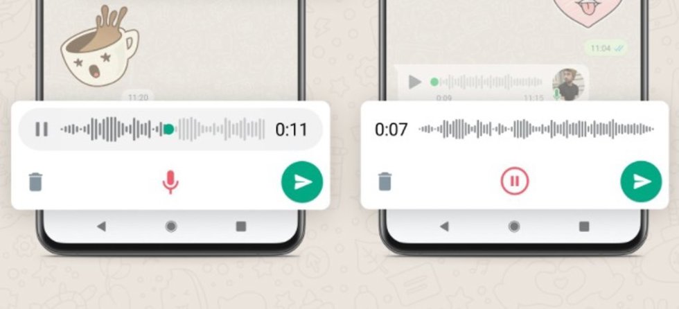 Archivo - Mensajes de voz de WhatsApp