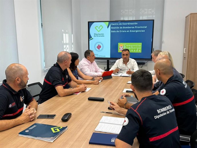 Inauguración del nuevo Centro de Coordinación y Gestión de Bomberos provincial de Granada.