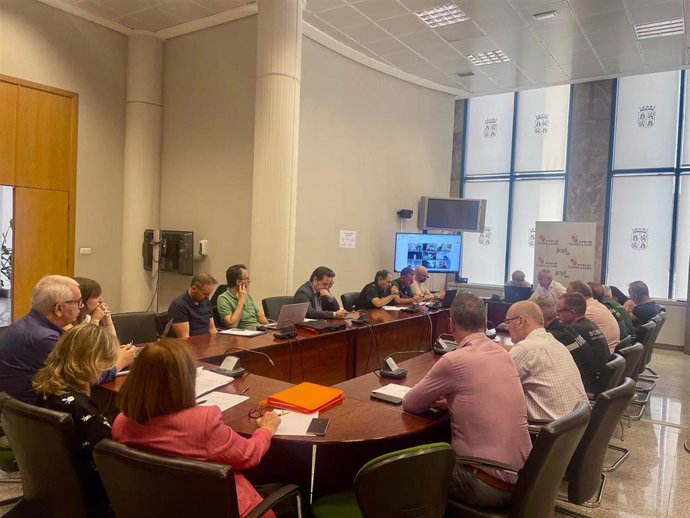 Reunión del CECOPI de León.