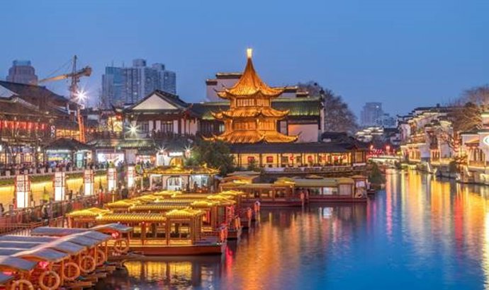 Nanjing, uma das cidades chinesas cujos solos foram analisados para o estudo do qual o CSIC participou.