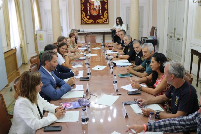Reunión de la Junta Local de Seguridad.
