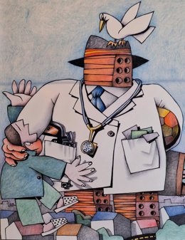 Imagen de una de las obras pertenecientes a la exposición Cabrillanes