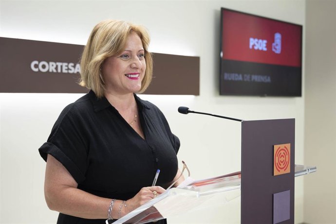 La diputada del PSOE en las Cortes de Aragón Juana Teresa Guilleme.