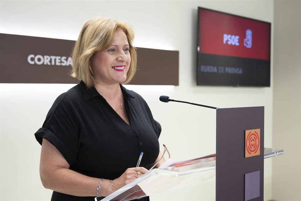 La diputada del PSOE en las Cortes de Aragón Juana Teresa Guilleme.