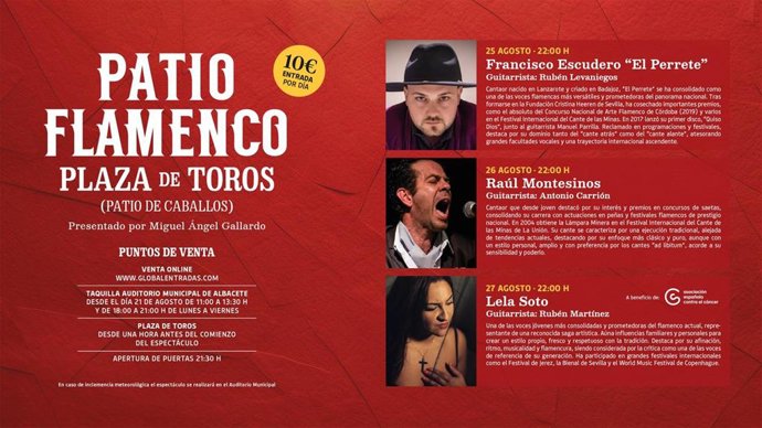 Cartel de Patio flamenco.