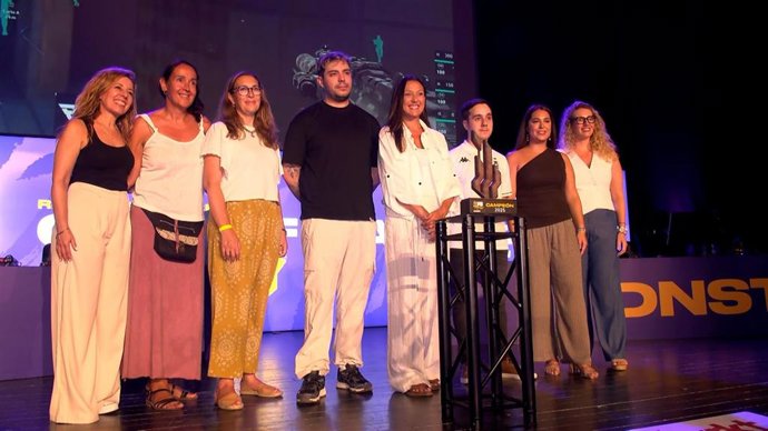 Gran final de Liga de Videojuegos Profesional, celebrada en el Teatro de Invierno del Parque Almansa