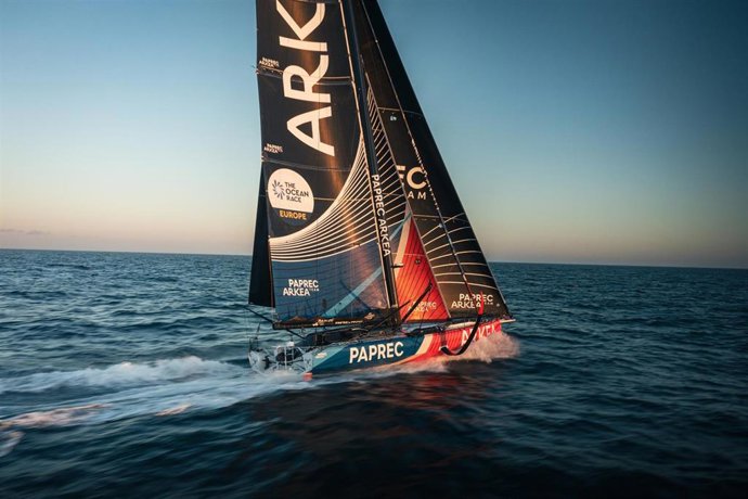 El 'Paprec Arkéa', en The Ocean Race Europe 2025.