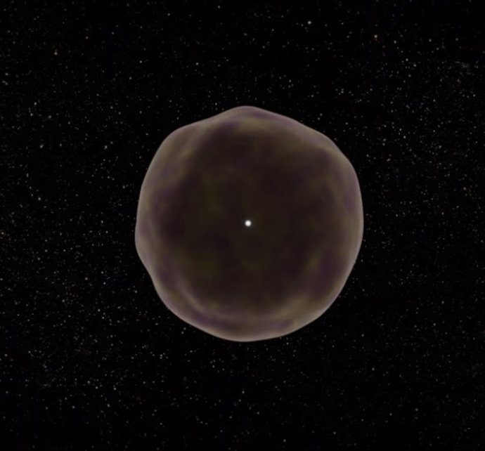 Explosión estelar captada por el Observatorio WM Keck