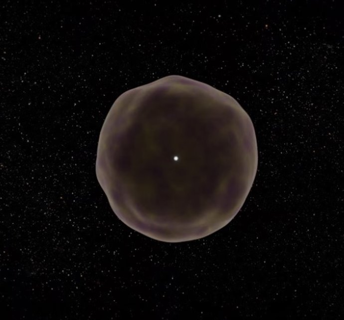 Explosão estelar capturada pelo Observatório WM Keck