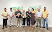La Sala de la Provincia de Huelva acoge la exposición 'Pasatiempos', el universo colorista y lúdico de Manuel Calvarro