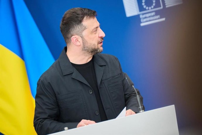 Volodimir Zelenski, presidente de Ucrania