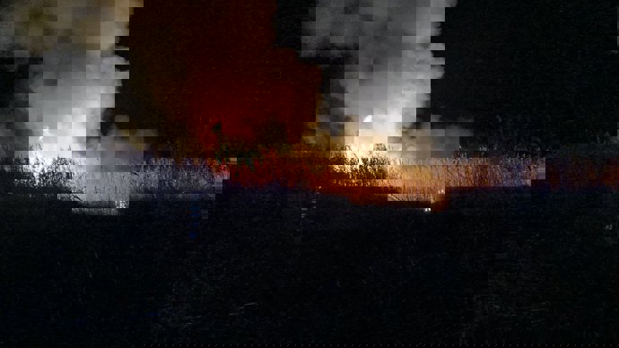 Incendio forestal declarado la noche del jueves en s'Albufera.