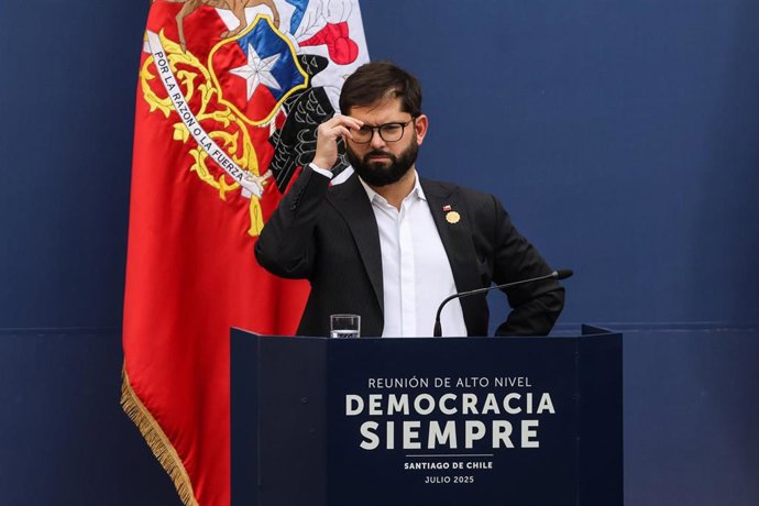 Archivo - El presidente de Chile, Gabriel Boric