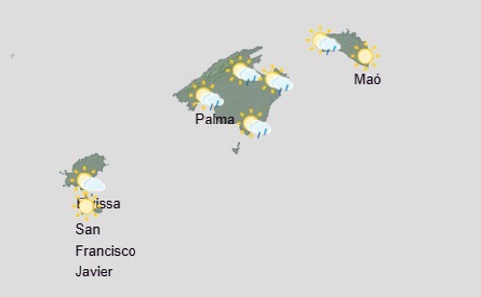 El tiempo hoy, viernes 22 de agosto, en Baleares.