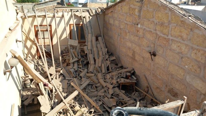 Vivienda hundida en Inca.