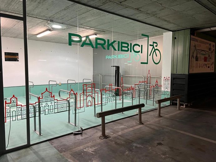 Imagen de archivo de un parkibici.