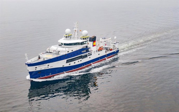 Archivo - Finaliza la primera campaña de estudio del buque oceanográfico 'Odón de Buen' en las Islas Canarias