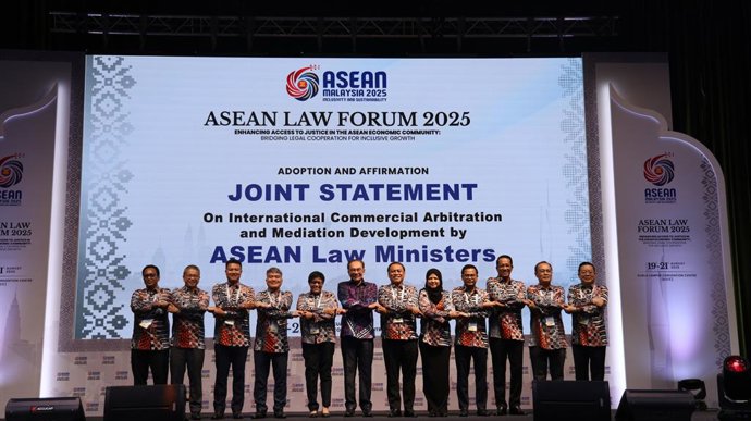 Adoption and Affirmation of the Joint Statement on International Commercial Arbitration and Mediation by ASEAN Law Ministers at the ASEAN Law Forum 2025.