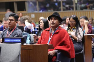 Archivo - Leónidas Iza, excandidato presidencial de Ecuador.