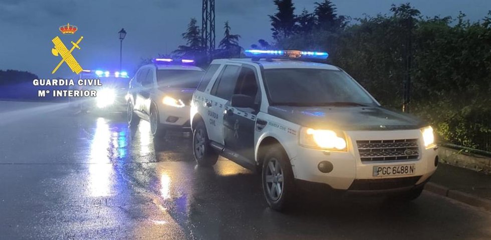 Patrulla de la Guardia Civil.