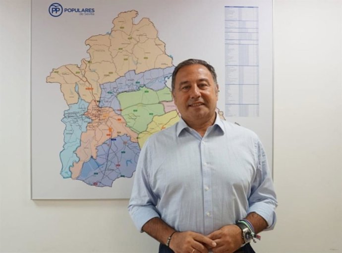 El presidente del PP en Sevilla, Ricardo Sánchez.