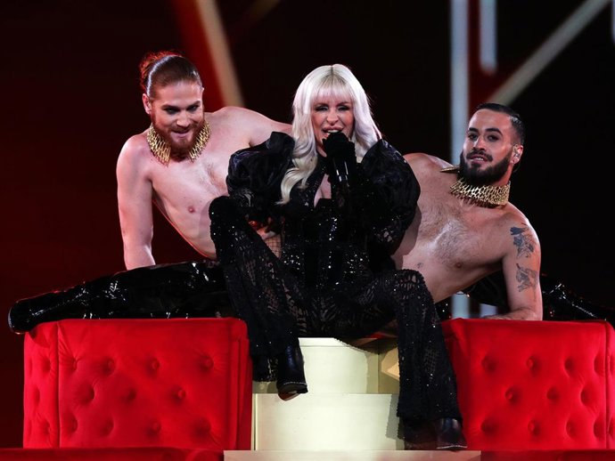 Archivo - Nebulossa durante su actuación en el Festival de Eurovisión.