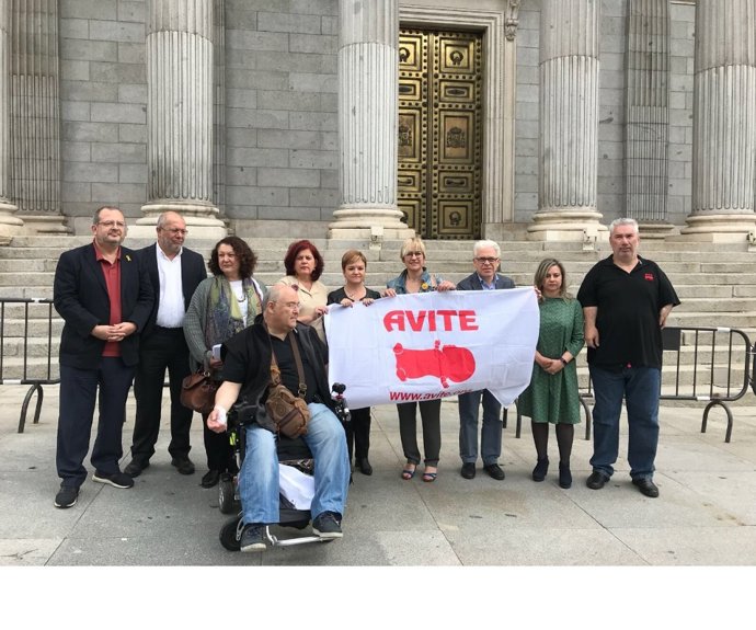 Archivo - Imagen de archivo de AVITE en el Congreso de los Diputados.
