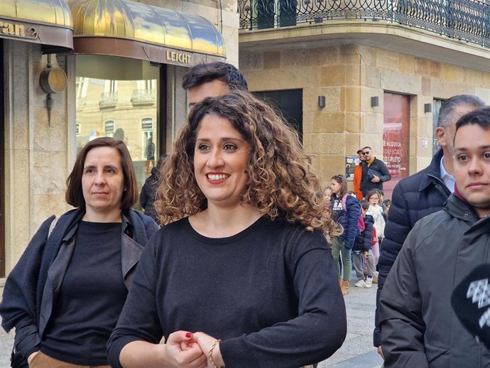 Archivo - Enma López, portavoz adjunta de la Ejecutiva Federal del PSOE. 