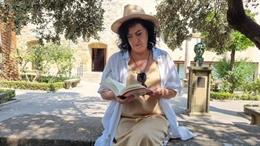 La escritoria Aurora Luque, Premio Nacional de Poesía, en la Sede Antonio Machado de la UNIA.